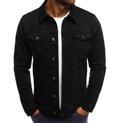 Haris - Coloured denim jacket for men