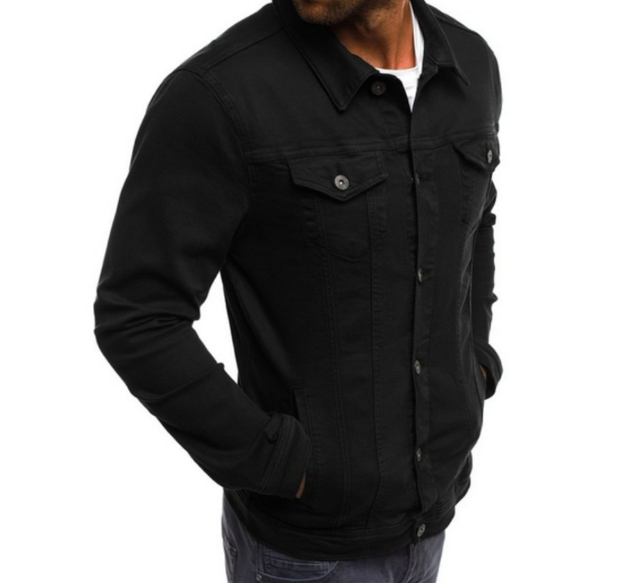 Haris - Coloured denim jacket for men