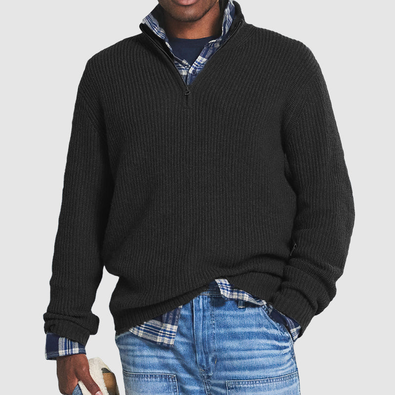 Alphonse™ | Stylish quarter-zip sweater